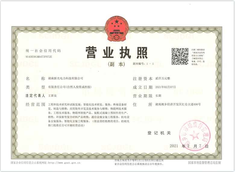 重磅！湖南新光電力科技有限公司成立！